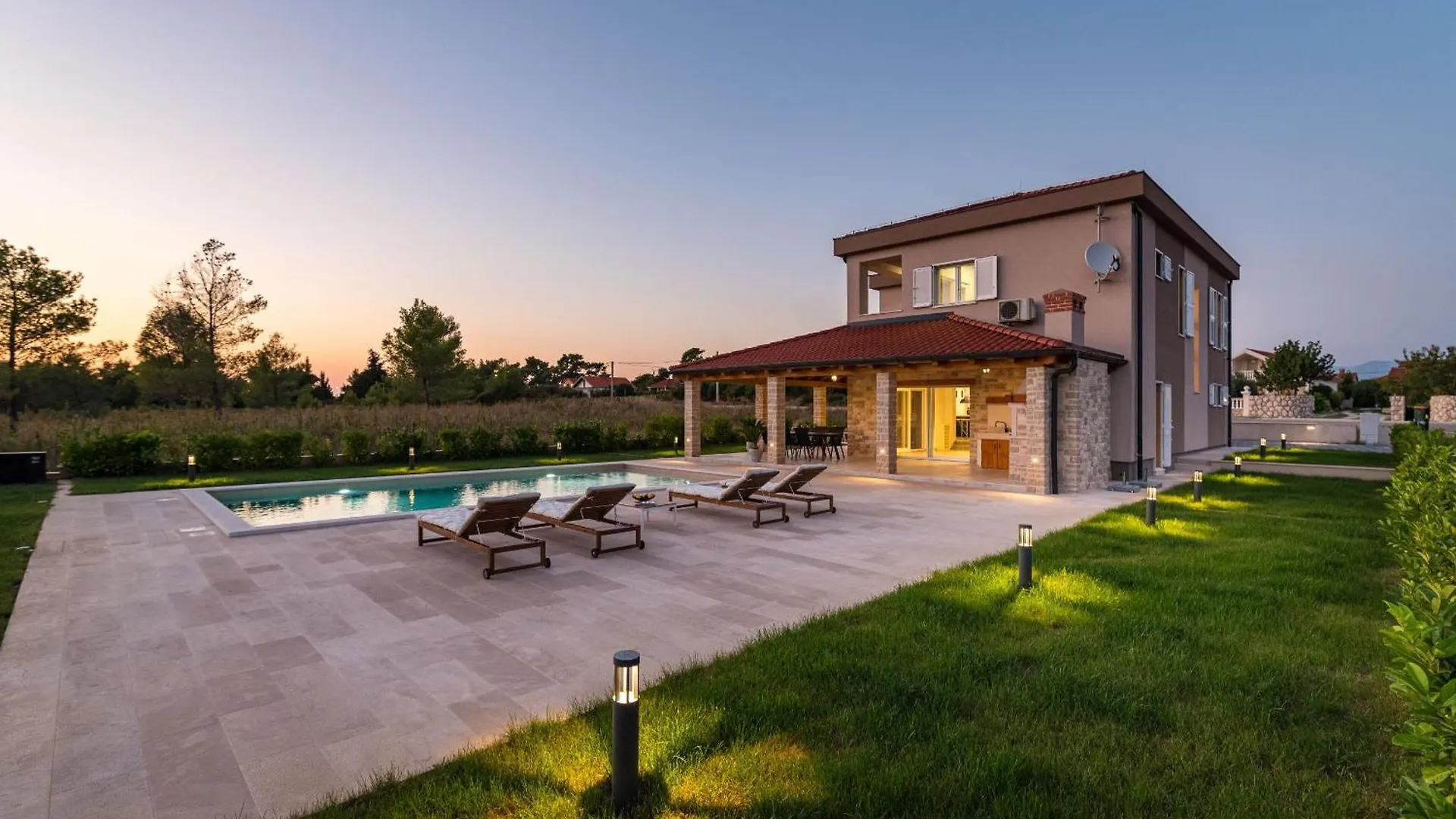 Exceptional Villa Idalia Near Zadar, Nin & Queens Beach, Heated Pool, Privacy Ninski Stanovi